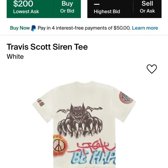 travis scott utopia siren tee